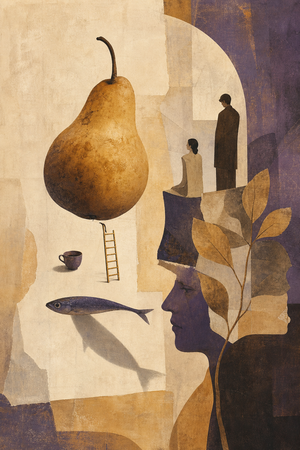 Floating Still Life Surreal Wall Art Print