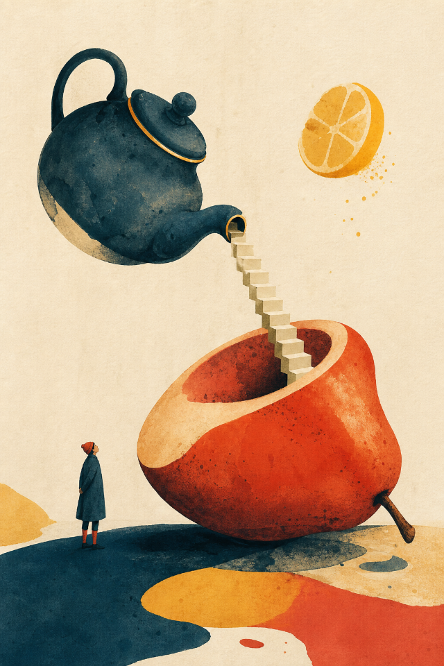 Floating Objects Surreal Still Life Wall Art Print